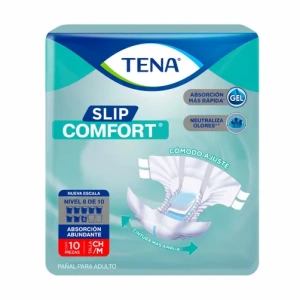 PANAL TENA SLIP COMFORT MED C/10