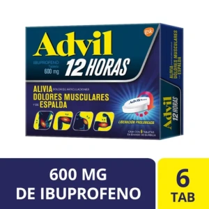 ADVIL 12 HORAS 600MG