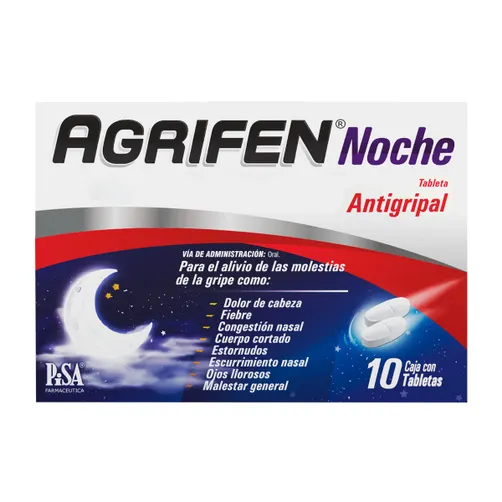 AGRIFEN NOCHE 500/5/4MG
