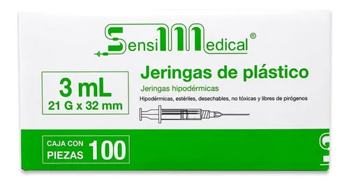 SENSIMEDICAL JERINGA PCO 3ML 21GX32MM