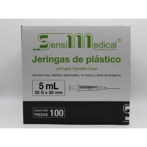 SENSIMEDICAL JERINGA PCO 5ML 22GX32MM