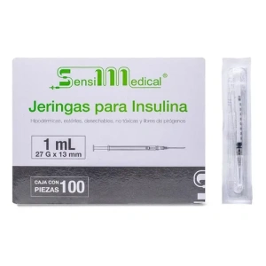 SENSIMEDICAL JERINGAERL 1ML 27GX13MM