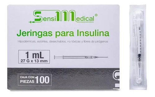 SENSIMEDICAL JERINGAERL 1ML 27GX13MM