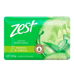 JABON ZEST PEPINO SABILA RENO 135G