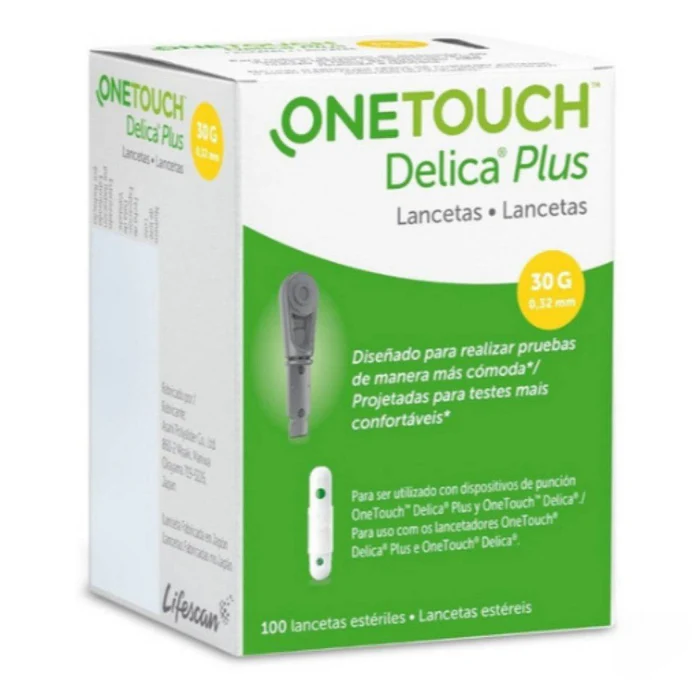 ONE TOUCH DELICA PLUS LANCETAS