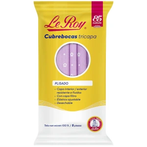 LEROY CUBREBOCAS PLISAD MORADO DESE