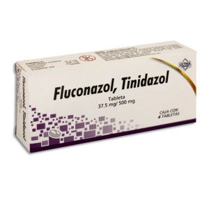 GE FLUCONAZOL/TINIDAZ 37.5/500MG