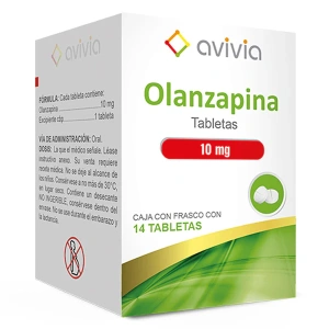 GE OLANZAPINA AVIVIA 10MG