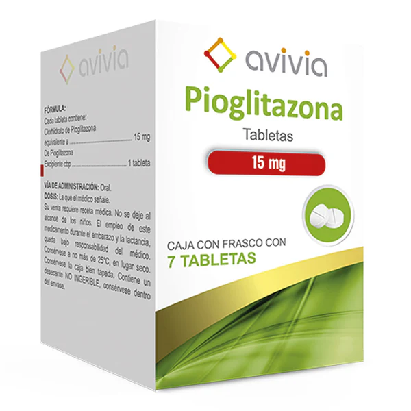 GE PIOGLITAZONA AVIVI 15MG
