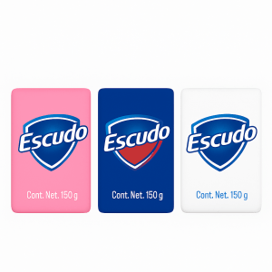 JABON ESCUDO PACK 24 AZUL BLANCO Y ROSA