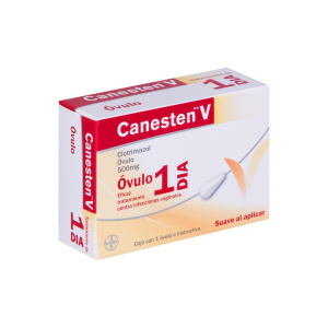 CANESTEN-V 500 MG 1 DIA 1 OV